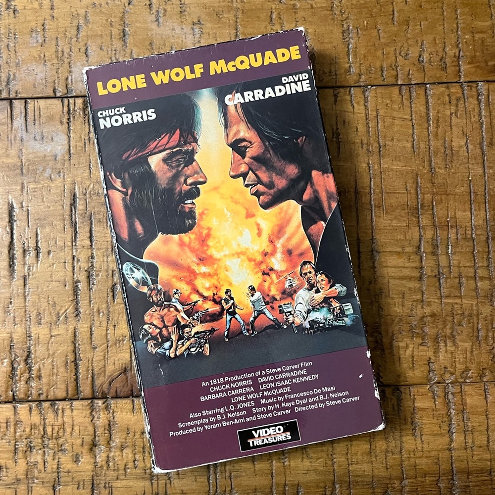 Lone Wolf McQuade VHS Movie Chuck Norris
